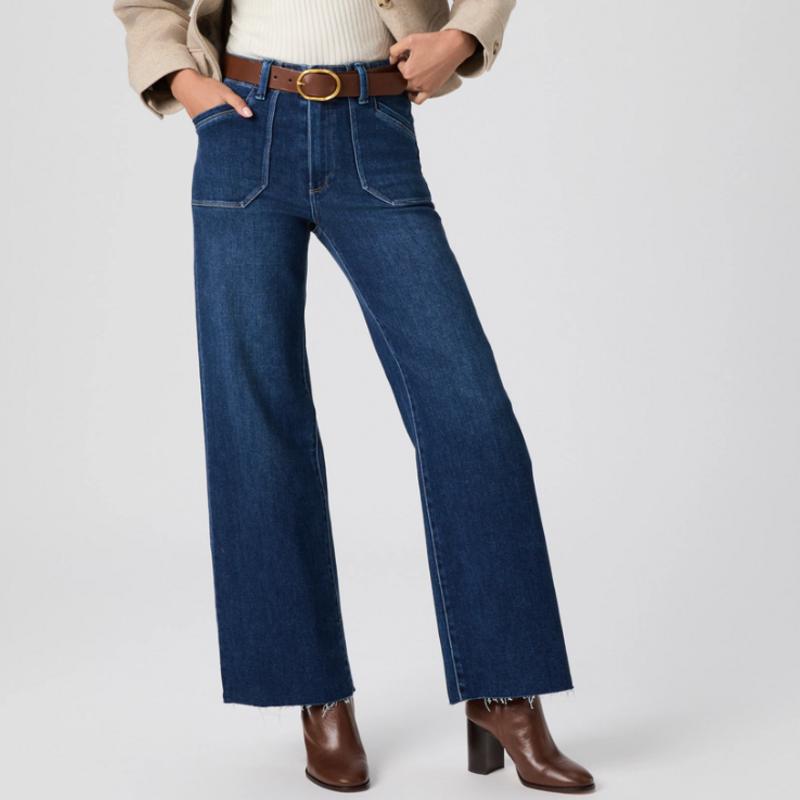 Paige ANESSA 31IN WELT UTILITY PKTS RAW HEM LIVE FOREVER