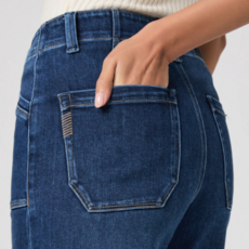 Paige ANESSA 31IN WELT UTILITY PKTS RAW HEM LIVE FOREVER