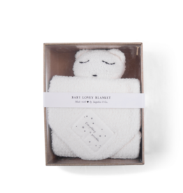 Sugarboo "Everything is possible." Bear Baby Lovey Blanket