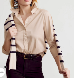 THE SHIRT THE ESSENTIALS ICON SHIRT TAUPE