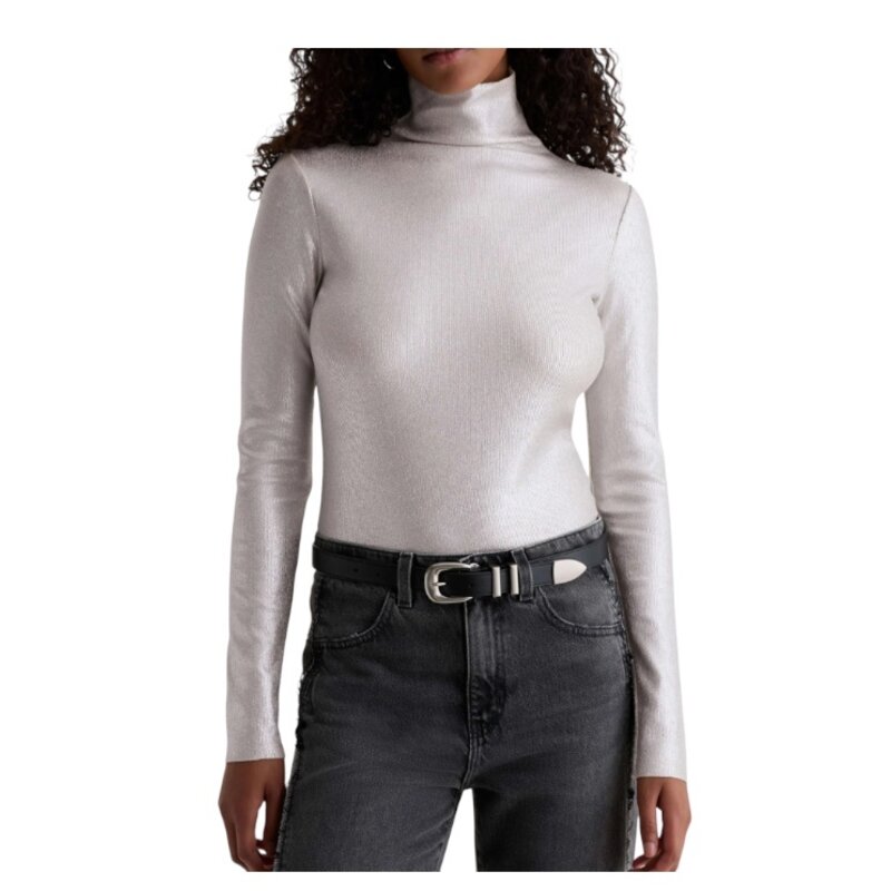 AG CHELS TURTLENECK POWDER SILVER