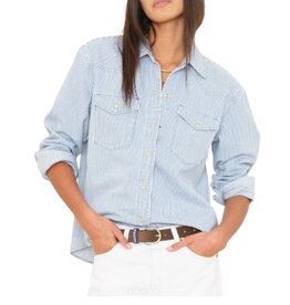 XIRENA BYRON SHIRT BLUE RAILROAD