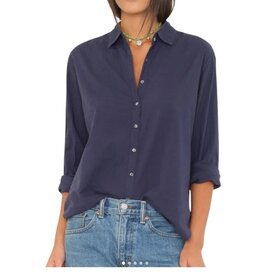XIRENA BEAU SHIRT NAVY