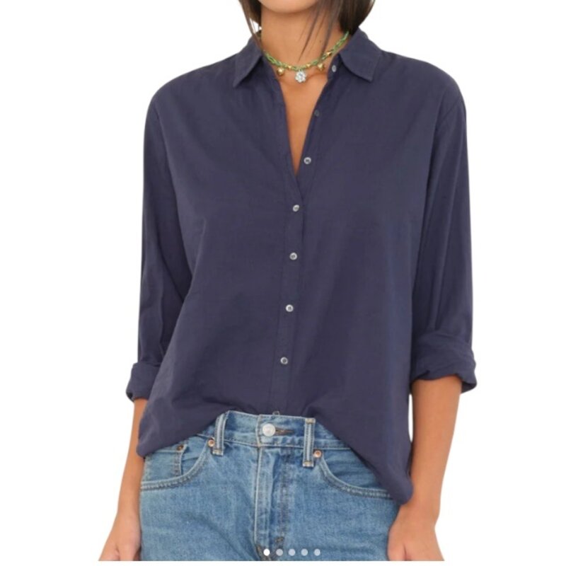 XIRENA BEAU SHIRT NAVY