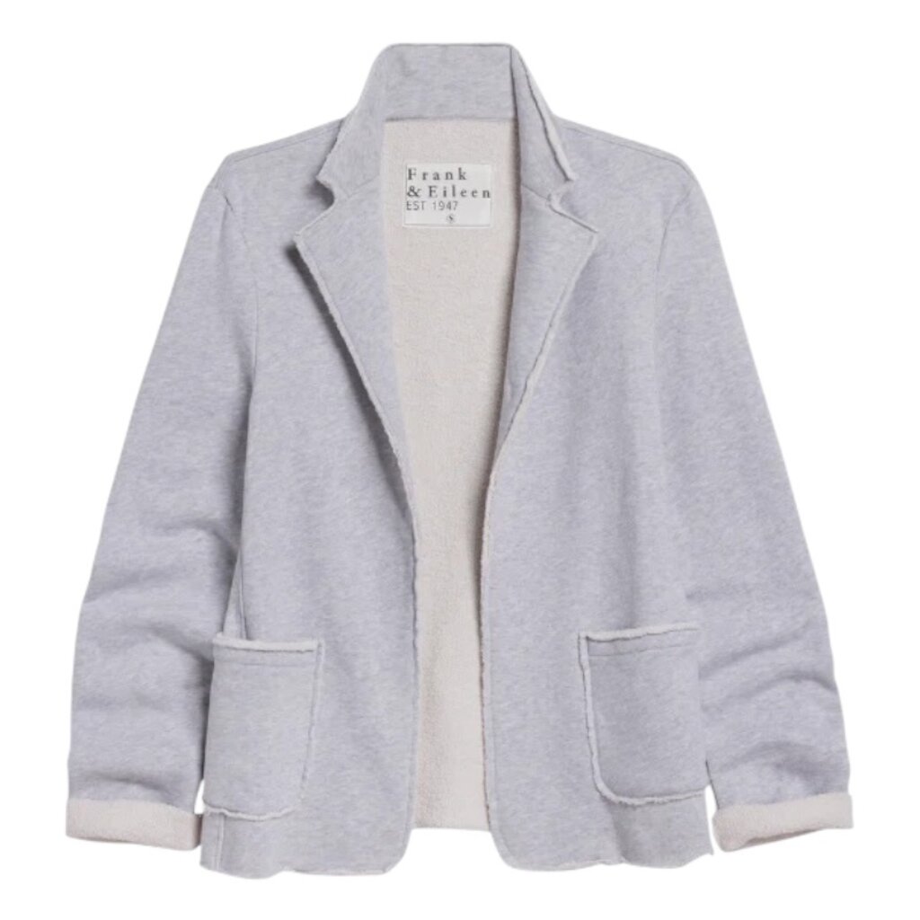 Frank & Eileen Dublin Sweatshirt Blazer GRAY MELANGE