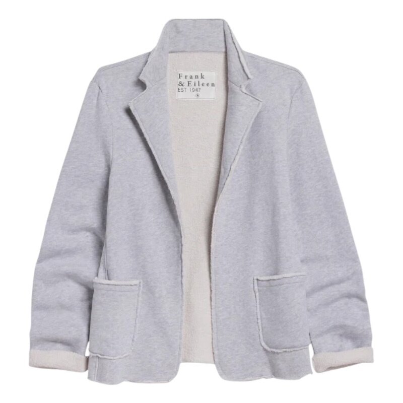 Frank & Eileen Dublin Sweatshirt Blazer GRAY MELANGE