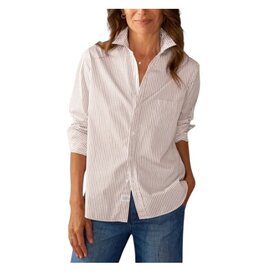 Frank & Eileen Eileen Cream Vertical Stripe