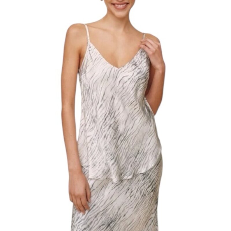 V-NECK CAMISOLE SNOW TIGER