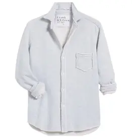 Frank & Eileen Eileen Sweatshirt Button Up Gray Melange