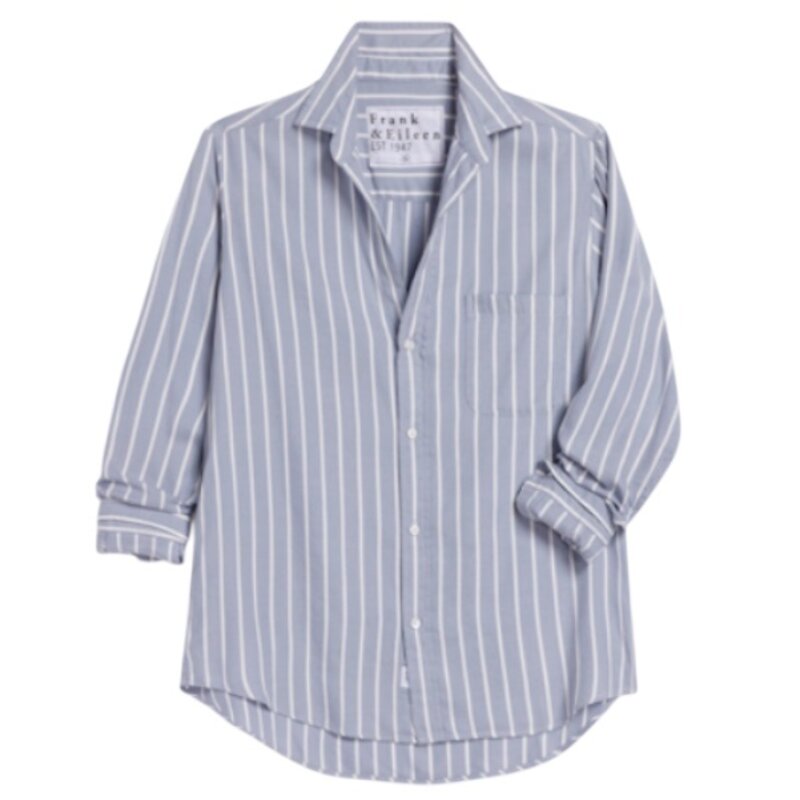 Frank & Eileen Eileen WIDE BLUE STRIPES