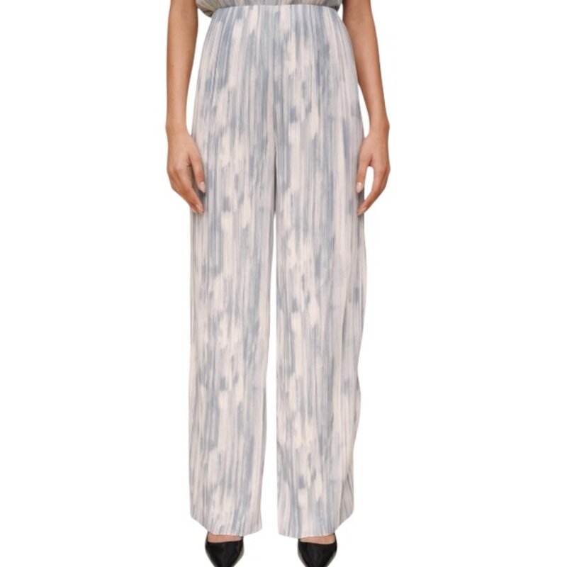 PULL ON PLEATED PANT PAINTED SNOWFALL