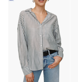 OVERSIZE POCKET SHIRT SHIMMER OLIVE