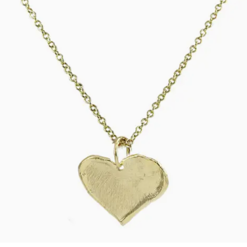 Marcia Moran Vera Necklace 18k Gold Plated Heart