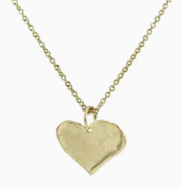 Marcia Moran Vera Necklace 18k Gold Plated Heart
