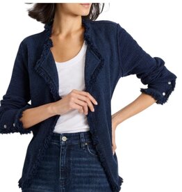 Fringe Mix Jacket Indigo