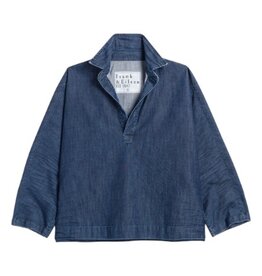 Frank & Eileen GABI Popover Shirt Vintage Dark Wash