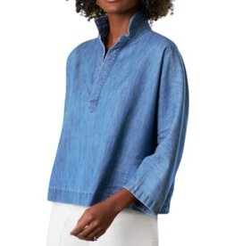 Frank & Eileen GABI Popover Shirt Classic Blue