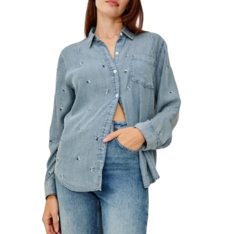 Rails Ingrid Shirt Blue Blossoms