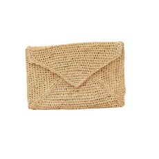 EMMIE ENVELOPE CLUTCH NATURAL