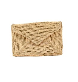 EMMIE ENVELOPE CLUTCH NATURAL
