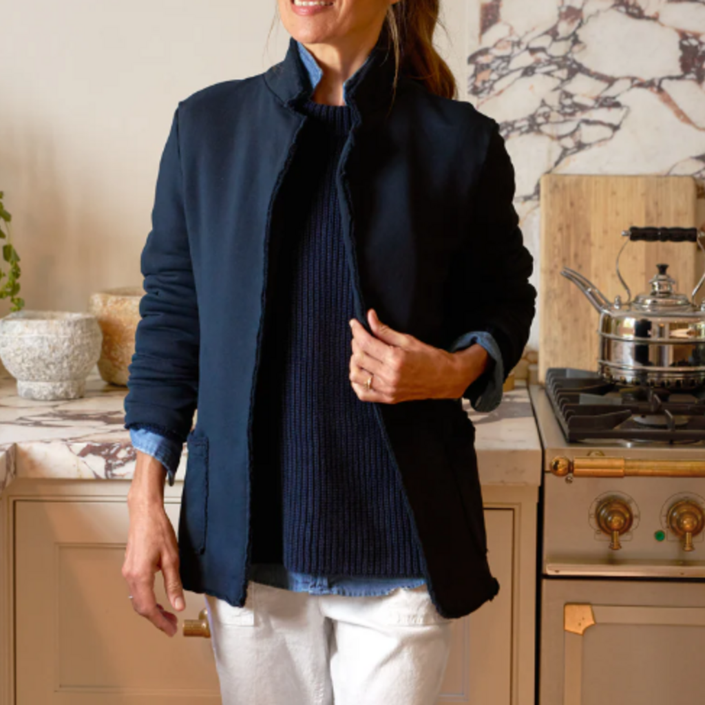 Frank & Eileen Dublin Sweatshirt Blazer British Royal Navy