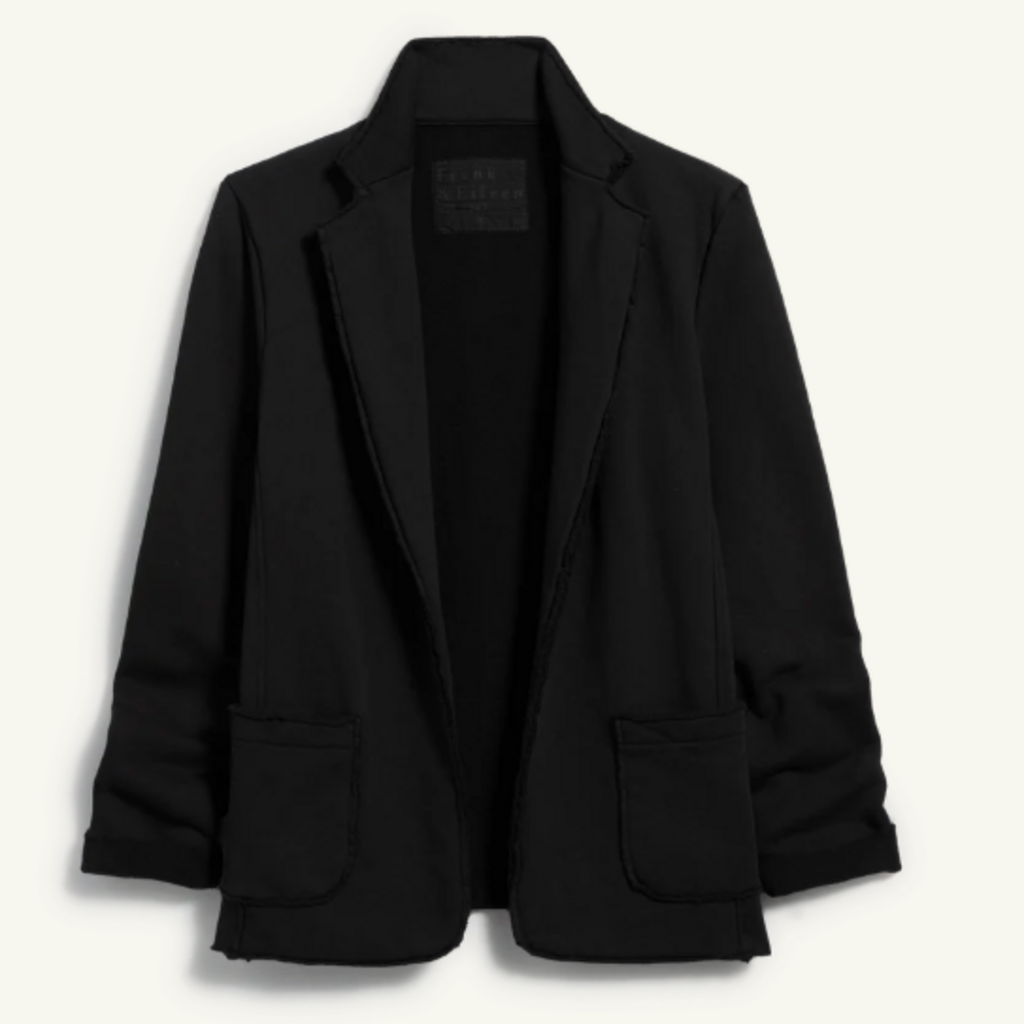 Frank & Eileen Dublin Sweatshirt Blazer BLACK