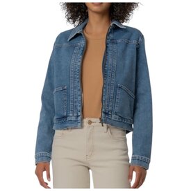 Kut From The Kloth GENEVIEVE ZIP FRONT JACKET ADMIRING