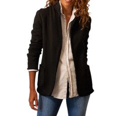 Frank & Eileen Dublin Sweatshirt Blazer BLACK