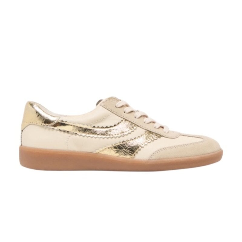 MERIT WHITE GOLD LEATHER SNEAKER AS SIZED