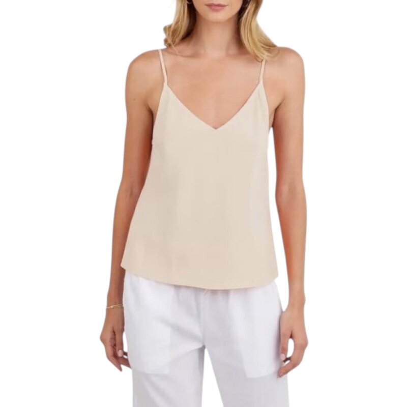 CLEAN CAMI LINEN SAND
