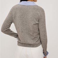 Rails ERYN CARDIGAN HEATHER GREY POPLIN MIX