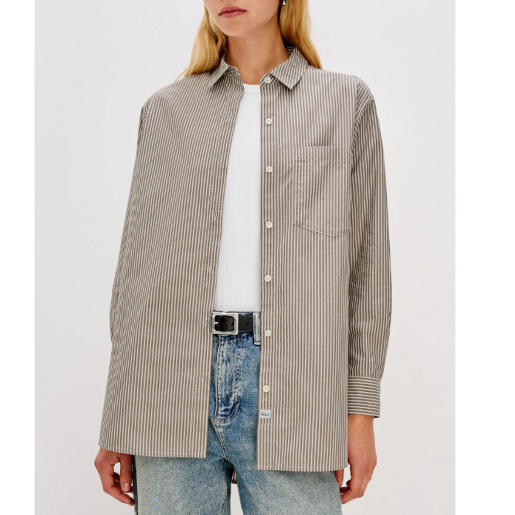 Rails ELSA SHIRT NOIR STRIPE