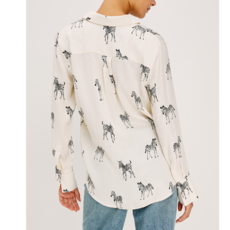 Rails SAIGE SHIRT IVORY ZEBRA