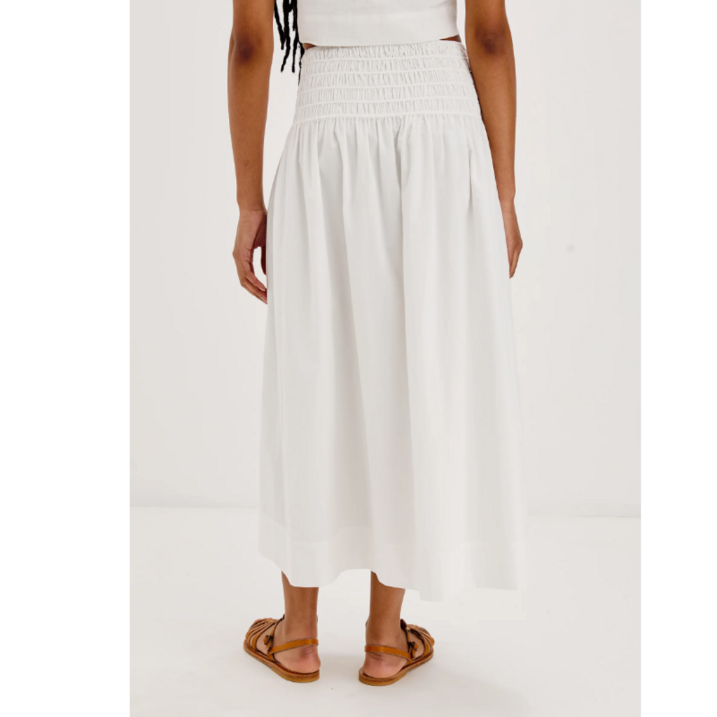 Rails ALESSA SKIRT WHITE LINEN
