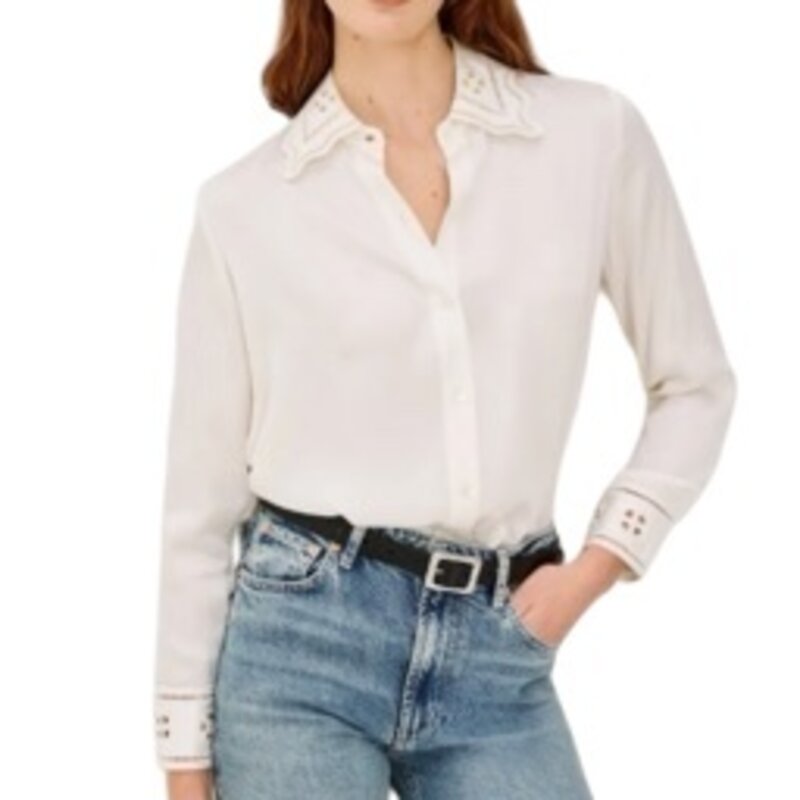 Rails CLARISE SHIRT IVORY EYELET