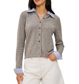 Rails ERYN CARDIGAN HEATHER GREY POPLIN MIX