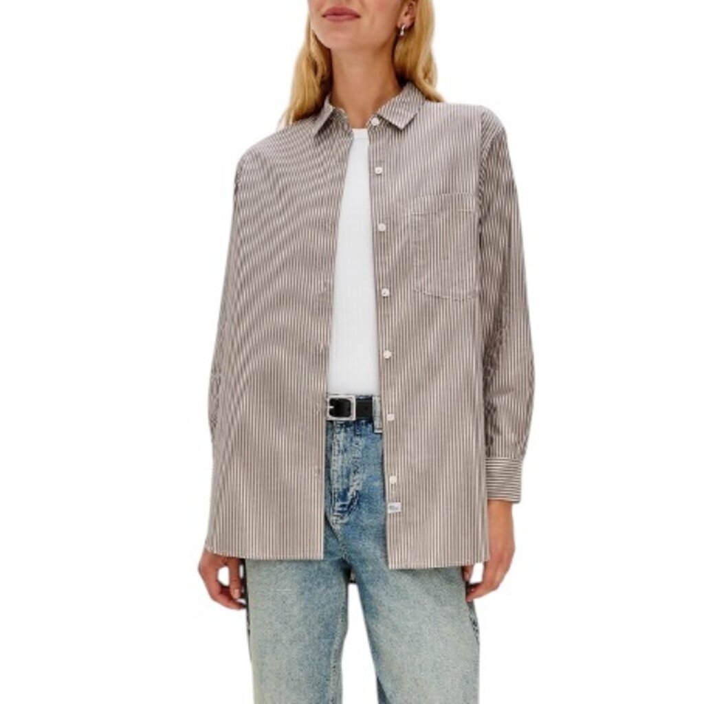 Rails ELSA SHIRT NOIR STRIPE