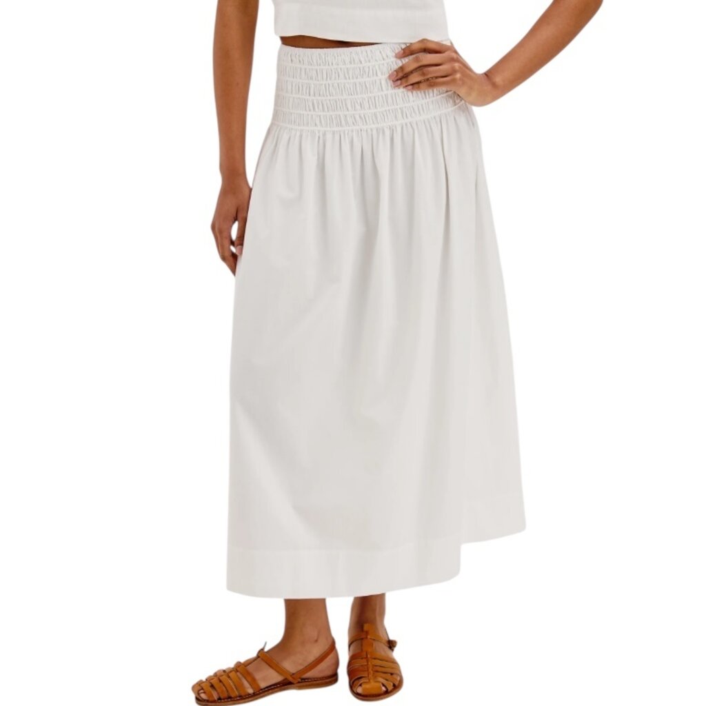 Rails ALESSA SKIRT WHITE LINEN