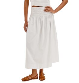 Rails ALESSA SKIRT WHITE LINEN
