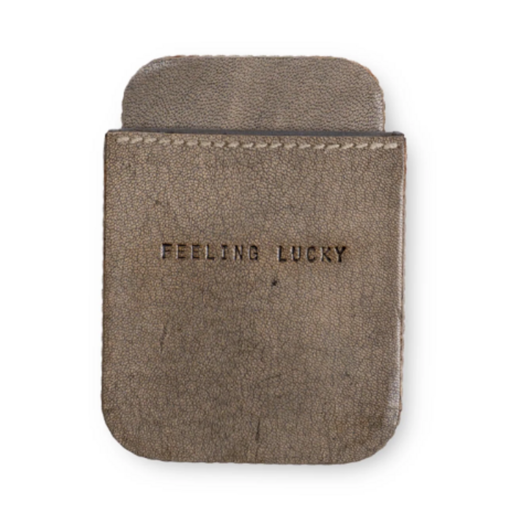 Sugarboo FEELING LUCKY LEATHER PLAYING CARD CASE