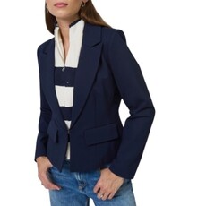 CENTRAL PARK WEST CHELSEA RUGBY STRIPE SWEATER DICKEY JACKET NAVY