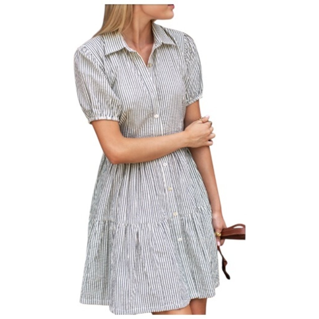 Emerson Fry Marin Dress - Newburyport Stripe