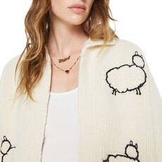 Mother THE CROP RAQUETTE CARDIGAN WOOL PLUS THE GANG