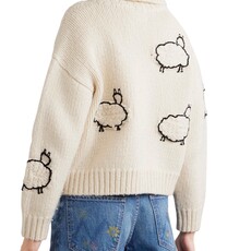 Mother THE CROP RAQUETTE CARDIGAN WOOL PLUS THE GANG