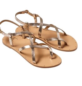 BEEK LINNET SANDAL GOLD/BEACH