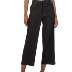 Kut From The Kloth TOPAZ HIGH RISE WIDE LEG PANT CHARCOAL