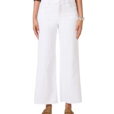 Kut From The Kloth MEG HIGH RISE WIDE LEG WHITE