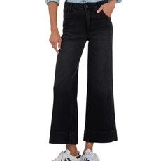 Kut From The Kloth MEG HIGH RISE WIDE LEG BLACK
