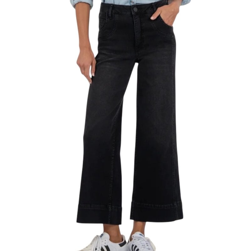 Kut From The Kloth MEG HIGH RISE WIDE LEG BLACK