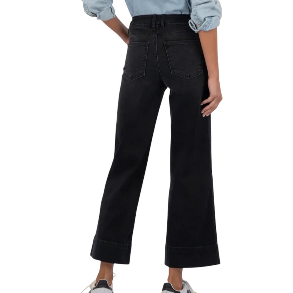 Kut From The Kloth MEG HIGH RISE WIDE LEG BLACK